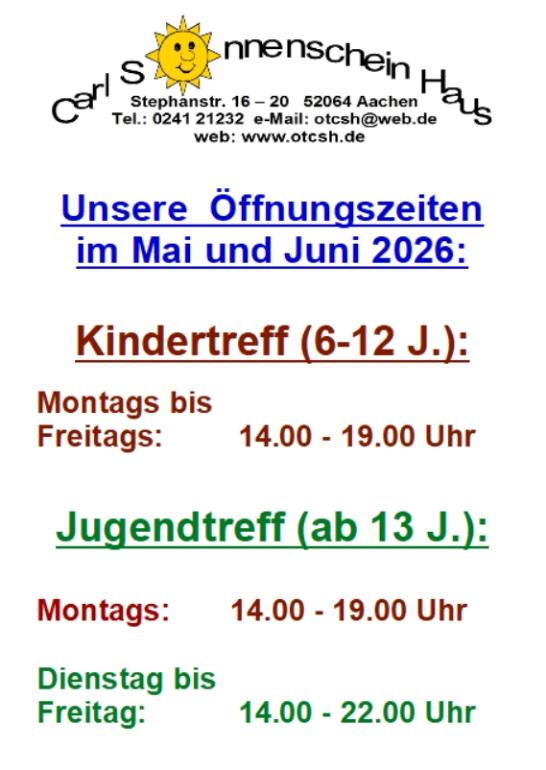 2026-04-30 Öffnungszeiten Mai   Juni 2026 (c) gr