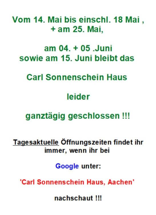2026-04-30 Öffnungszeiten Schließungen bis juni 26 (c) gr